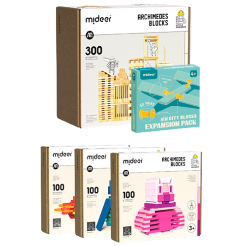 SET BLOCKS building blocks + colors 600 pcs + connectors