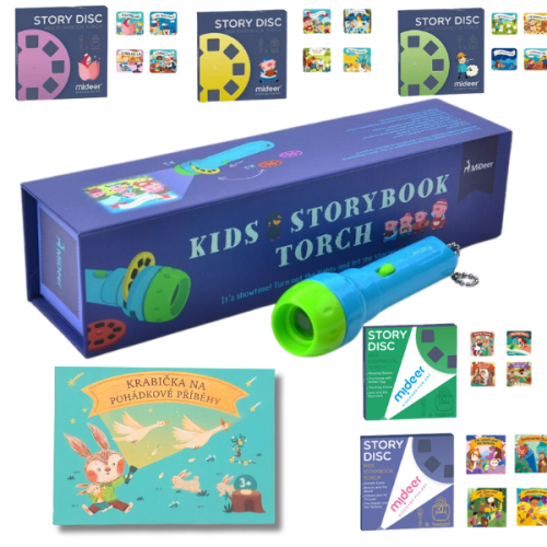 SET Projection flashlight 20 fairy tales + box