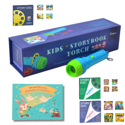 SET Projector flashlight 12 fairy tales II + box