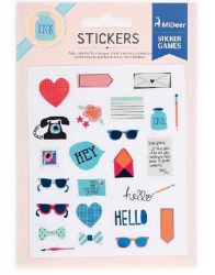 Coloured stickers -Communication 24 pcs