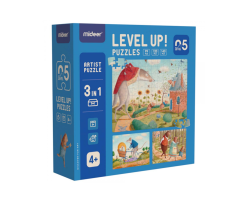 LEVEL UP! 05 - Animal heroes puzzle 3in1