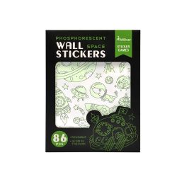Glowing wall stickers - Universe - 86 pcs