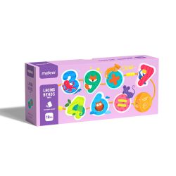Educational game Children's stringing Mathematics and numbers 12 pcs