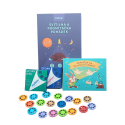 Children's projector with a selection of additional fairy tales