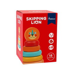 Baby stringing rings tiger