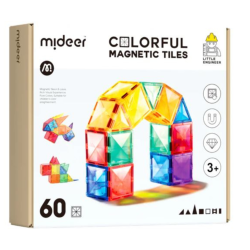 Colorful magnetic building set 60 pcs