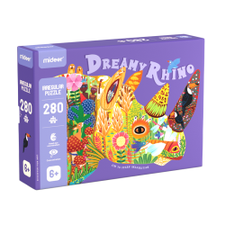 Dream of the Rhino art puzzle 280 pieces